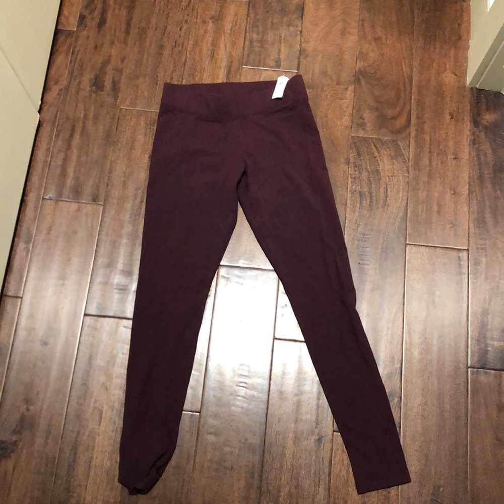 Aerie Burgundy Leggings